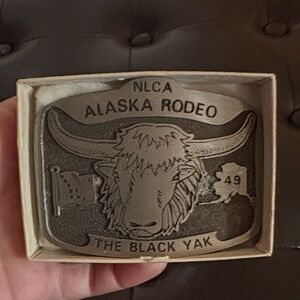 NLCA Alaska Rodeo Belt Buckle